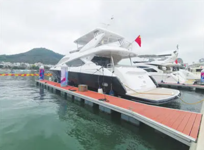 第五届消博会三亚国际游艇展区溢出效应显著两艘二手游艇展后成交 总成交金